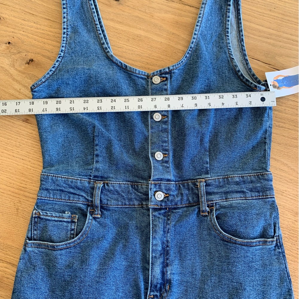 Denim Blue Midi Dress - Picture 9 of 11
